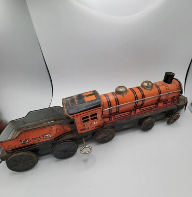 Mexico Vintage O Guage Wind Up Litho  Train N De M #310  1920s? Lionel? Marx?