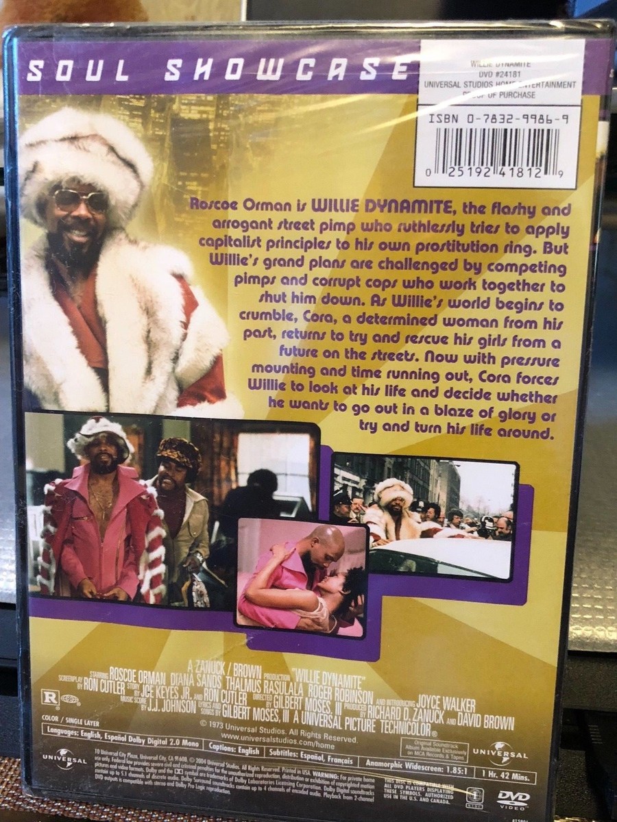 Willie Dynamite (DVD) Diana Sands, Roscoe Orman, Thalmus Rasulala