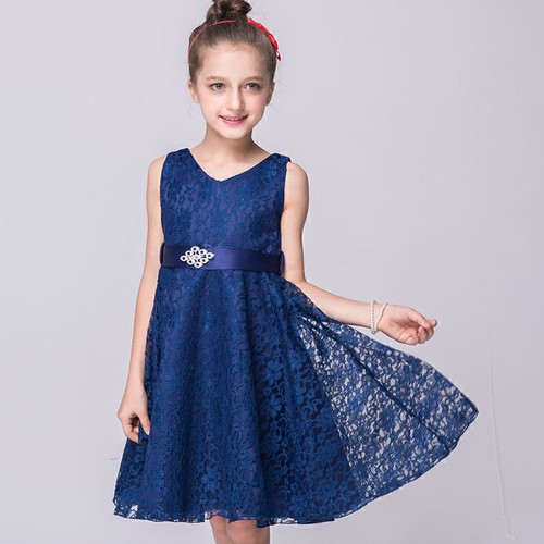 Vestido de fiesta de niña de las flores vestido de verano niños niñas línea A vestido ropa informal - Imagen 19 de 25