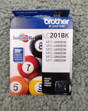 Brother Genuine Black Ink Cartridge LC201BK Replacement Expired 11/22 Sealed