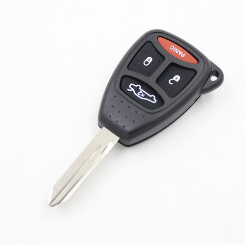 4 Buttons Car Remote Key Fob Case Shell Uncut Blade Fit for Jeep Dodge Chrysler - 第 1/3 張圖片