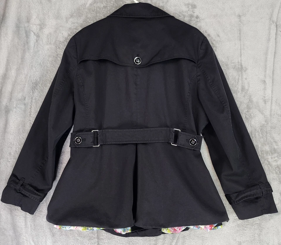 Black Rivet Jacket Womens 3X Large Black Retro Business Casual  Full Zip Coat - Image 2 of 4