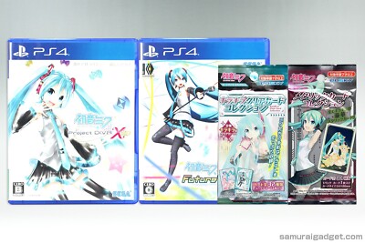 Hatsune Miku: Project DIVA X HD & Future Tone DX PS4 & Card Collection (2Packs)