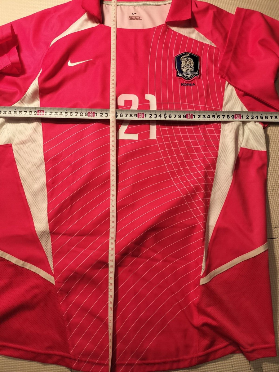 Park Ji Sung 21 XL South Korea 2002 World Cup Home FOOTBALL