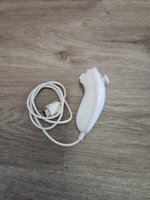 Used OEM White Nunchuck Controller RVL-004 NINTENDO WII / U Official