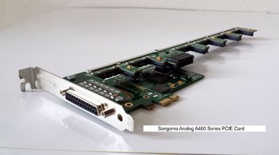 Sangoma A40201E 4FXS 2FXO analog card - PCIe
