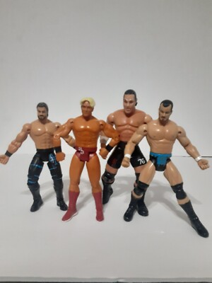 WCW Marvel Toybiz 4 Horseman Action Figure Set - Ric Flair Benoit Malenko Mongo