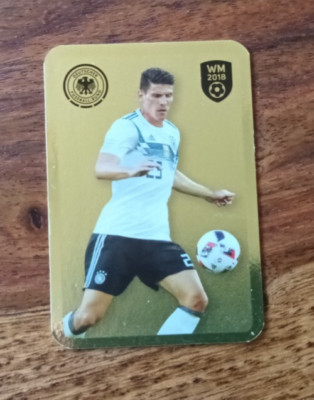 Ferrero - DFB Team Card WM 2018 - Mario Gomez/ GOLD Sammelkarte