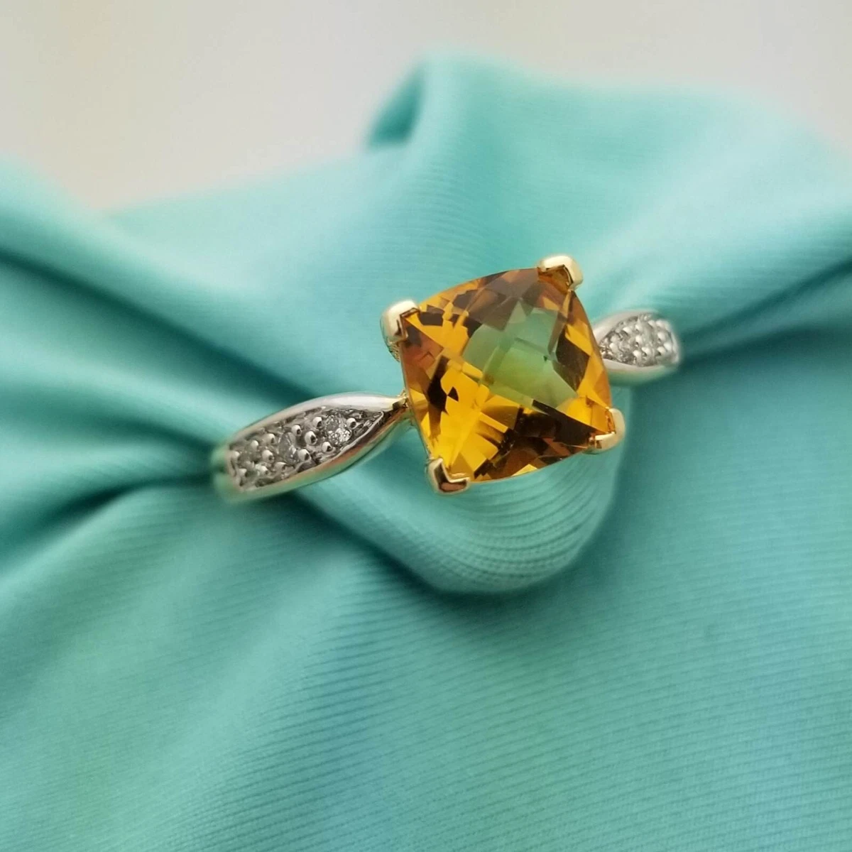 Citrine Ernest Jones Yellow Gold Engagement Rings Citrine