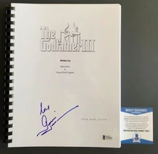 George Hamilton Signed The Godfather Part III Movie Script Autograph BAS COA