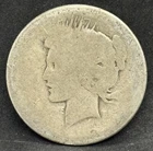 1928 (?) Lowball Peace Silver Dollar, POOR, Old Pocket Piece!