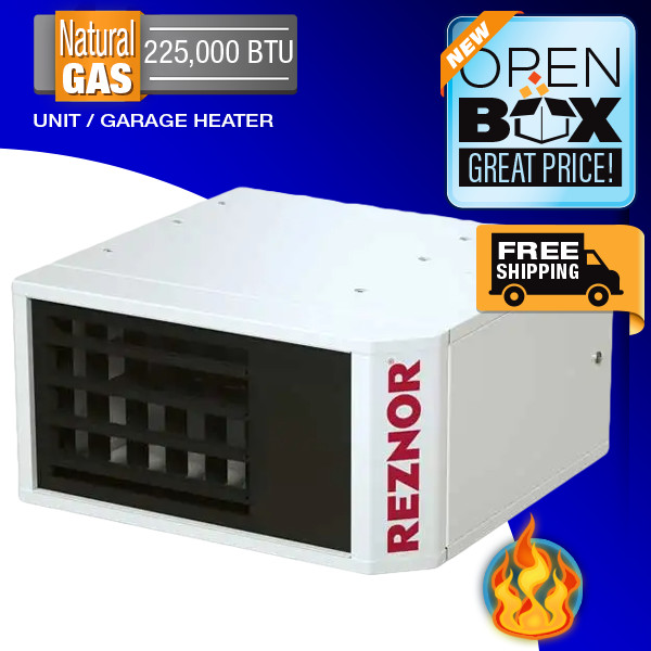 Reznor UDX 225,000 BTU Natural Gas Unit Heater, Scratch u0026amp; Dent | eBay