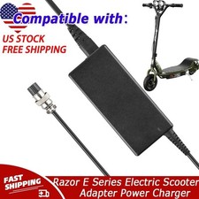 Fast Battery Charger for Razor E Series 24V 3-Prong AC Adapter