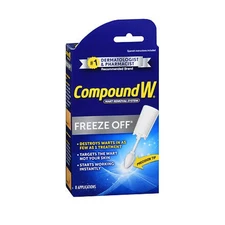 Wart Remover Freeze Off Applications 8 Count By Compound W
