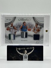 Jason Kidd Dirk Nowitzki Steve Nash 2024 Panini Flawless Triple GU Patch 16/25