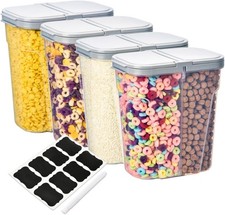 Deli Kitchen 5 Liter, BPA Free Food & Cereal Storage Containers 2-in-1 Box