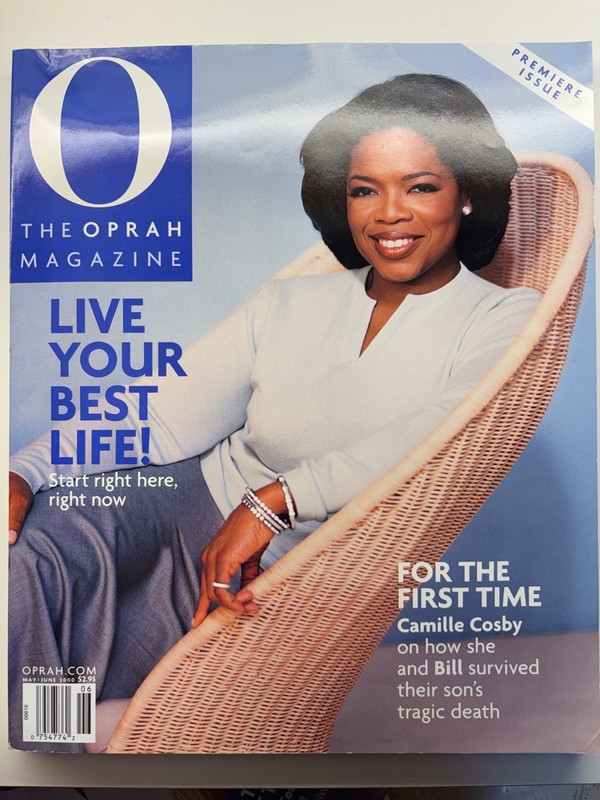 O magazine, premiere issue, May/June 2000