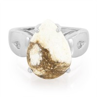 Cavill Ring Sterlingsilber 925 Magnesit 6,68Ct WeißE Topase 6,74Ct Damen