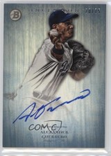 2014 Bowman Inception Prospect Blue 20/75 Alex Guerrero Alexander Auto 2d9