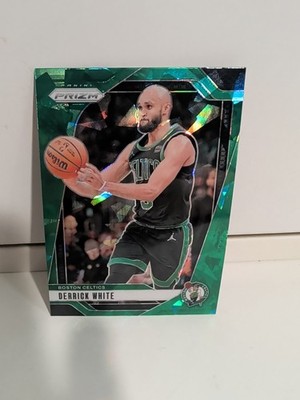 2024-25 Panini Prizm - Derrick White #66 Green Ice Prizm