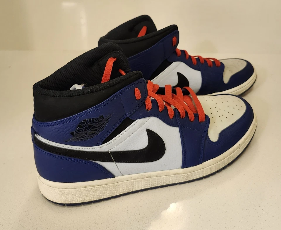 AIR JORDAN 1 Retro SE Medio Profundo Azul Real (Modelo 852542-400) Para Hombre Talla 10.5 Foto 4 de 4