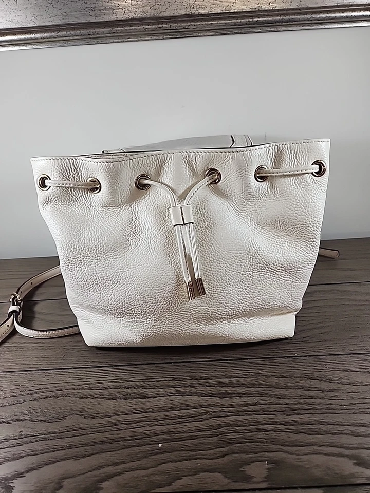Mini Mochila Kate Spade Cuero Blanco Guijarro Foto 4 de 4