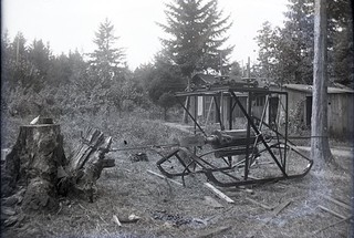 8 c1900 GLASS NEGATIVES logging farming sports from Oregon & etc.