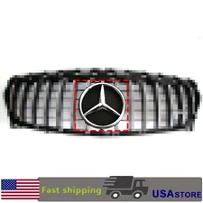 Fits Mercedes-Benz 2011-18 A B C E S ML CLA GLA GLK Grille Emblem Class Front US