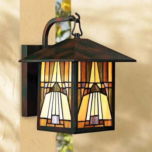 Quoizel Inglenook 11 3/4" High Valiant Bronze Outdoor Wall Light - Picture 1 of 4