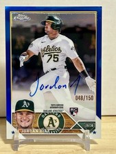 2023 Topps Chrome Rookie Blue Refractor /150 Jordan Diaz #RA-JDI Auto