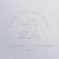 Customized Book Embosser From The Library Of Embosser Seal For Gift For Reader