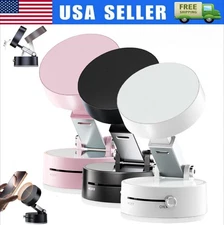 360 Vacuum Strong Magnetic Phone Holder Suction Cup Car Stand Foldable Mount lot