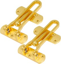 Home Security Door Lock 2 Pack Latch Guard Clasp Front Door Locks for Kids Ho...