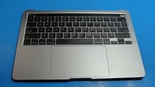 MacBook Pro A2251 13" Mid 2020 MWP72LL TopCase Palmrest w/Battery Gray 661-15956