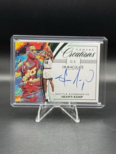2024-25 Panini Immaculate Shawn Kemp Canvas Creations Auto Green 5/5