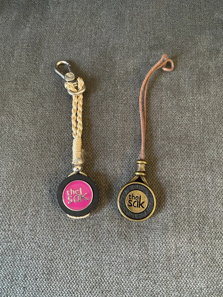 The Sak Key Strap Bag Charm Lot Of 2 Handbag Tassel Accessory - Image 3 of 4