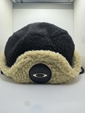 OAKLEY software Black Tan Moscow Beanie Ushanka Trapper Winter Cap adjustable