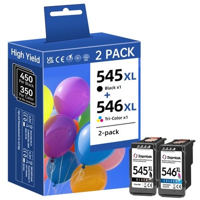 Druckerpatronen PG-545 XL CL-546 XL für Canon Pixma TS3150 TS3450 TR4550 MX495