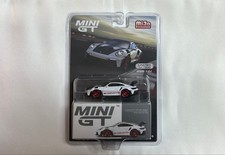 MINI-GT Porsche 911 (992) GT3 RS Weissach Package 1/64 White Pyro Red