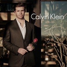 Calvin Klein Black Blazer 40L Gently worn 95 wool/5 elastane 2 button