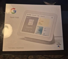 Google Nest Hub (2nd Gen.) Smart Display - Chalk (GA01331-US)