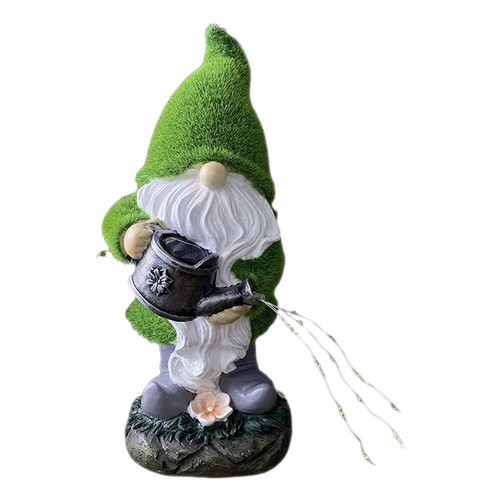 Rasenzwerg Dekoration Zwerglampe Zwergstatue Gartenzwerglampe Solarbetriebene - Bild 2 von 12