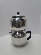 Vintage West Bend Aluminum Co. Kwik Drip Coffee Maker Made in West Bend, WI, USA
