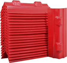 ENJ 20 Pack Red Flatbed Edge Protectors for Cargo Loads Corner Protectors Flatbe