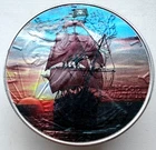 Pirate Ship - American Silver Eagle 1oz .999 Limited Edition Silver Dollar Coin