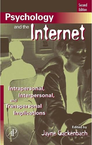 Psychology and the Internet - 9780123694256