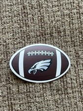 Philadelphia Eagles 2 inch Vinyl Football Sticker