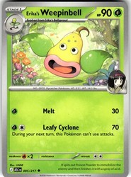 Erika's Weepinbell 005/217 Ascended Heroes Uncommon