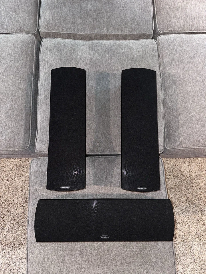 Paradigm 7.0.0 home theater speakers, 3-LCR Cinema220v3, 4-Monitor ADP-190v5 - Image 2 of 4