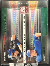 2008 Donruss Elite College Ties SCOTT GREEN and SAWYER CARROLL /1500 #CTC-12 
